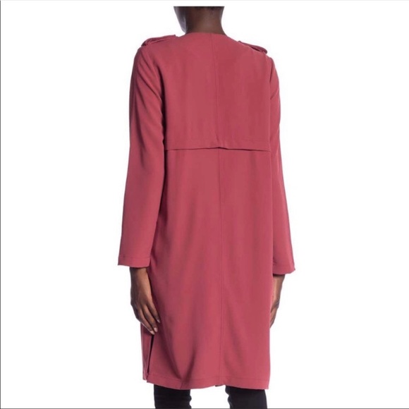 Elodie Drape Front Trench - Picture 2 of 8